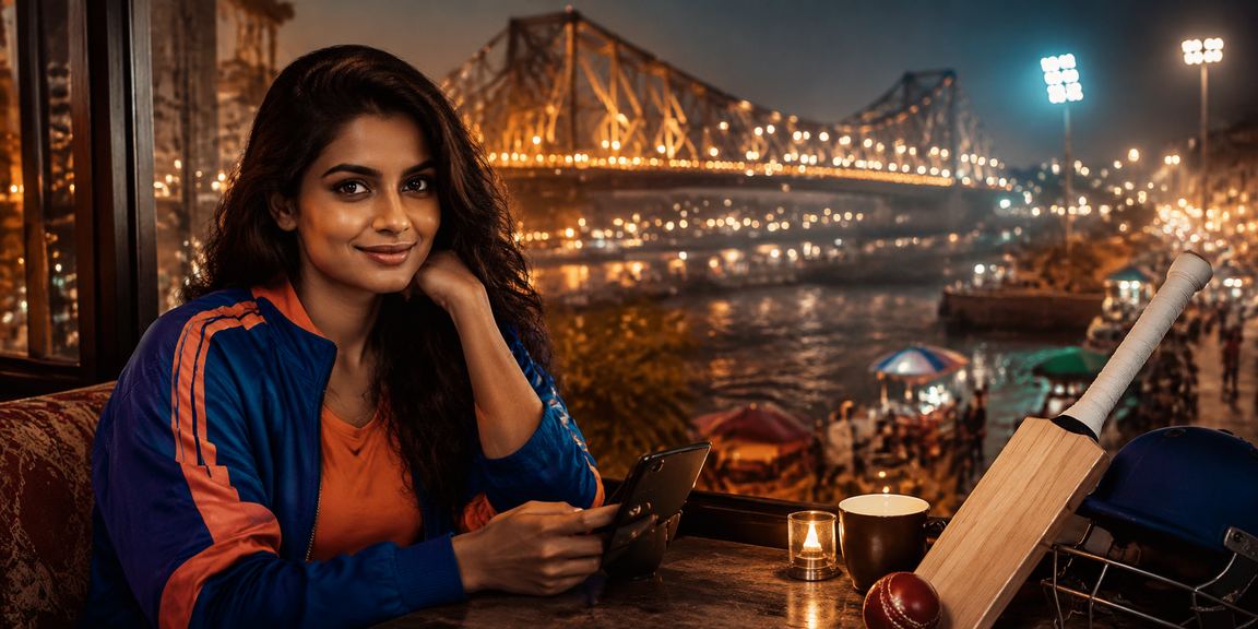 Evening cricket betting ambient in Kolkata